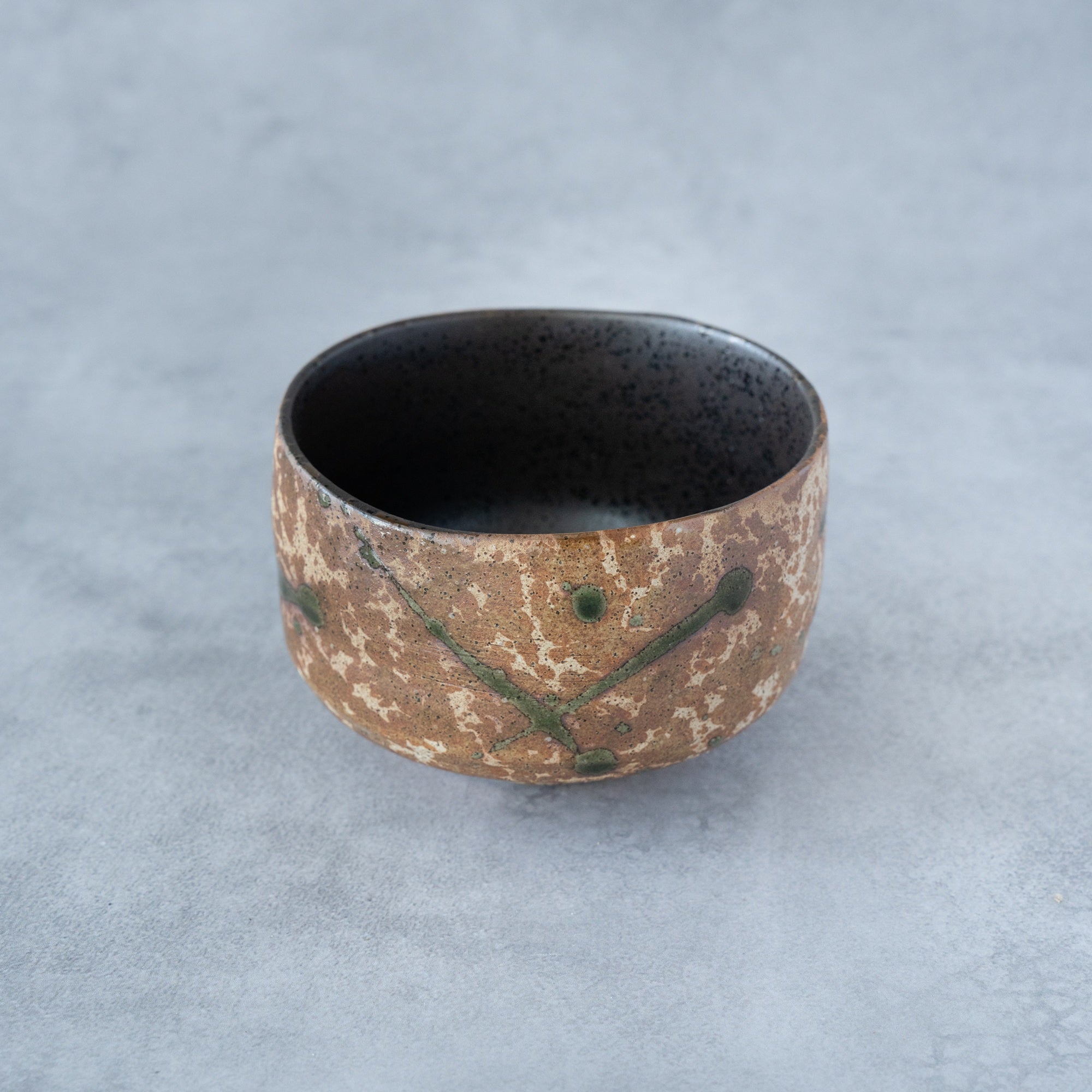 Shino Oribe Matcha Bowl – Tataki Texture