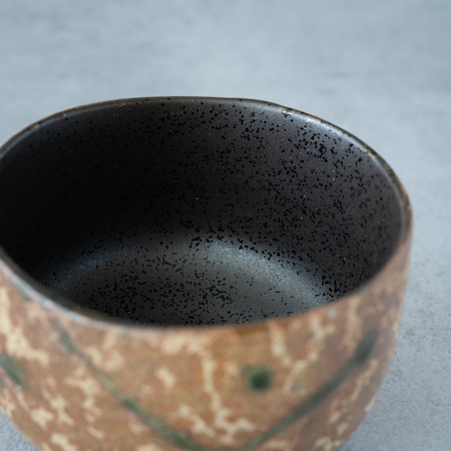 Shino Oribe Matcha Bowl – Tataki Texture