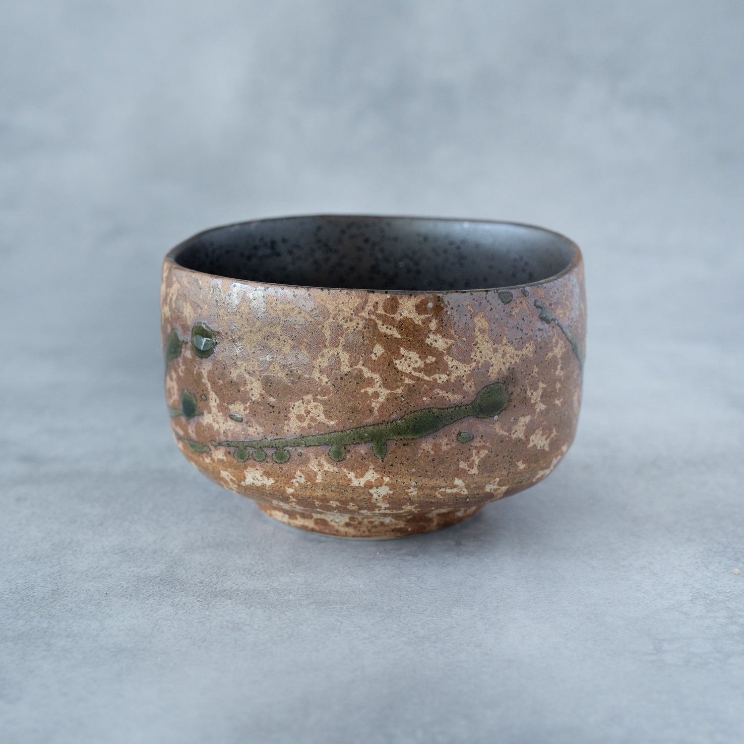 Shino Oribe Matcha Bowl – Tataki Texture