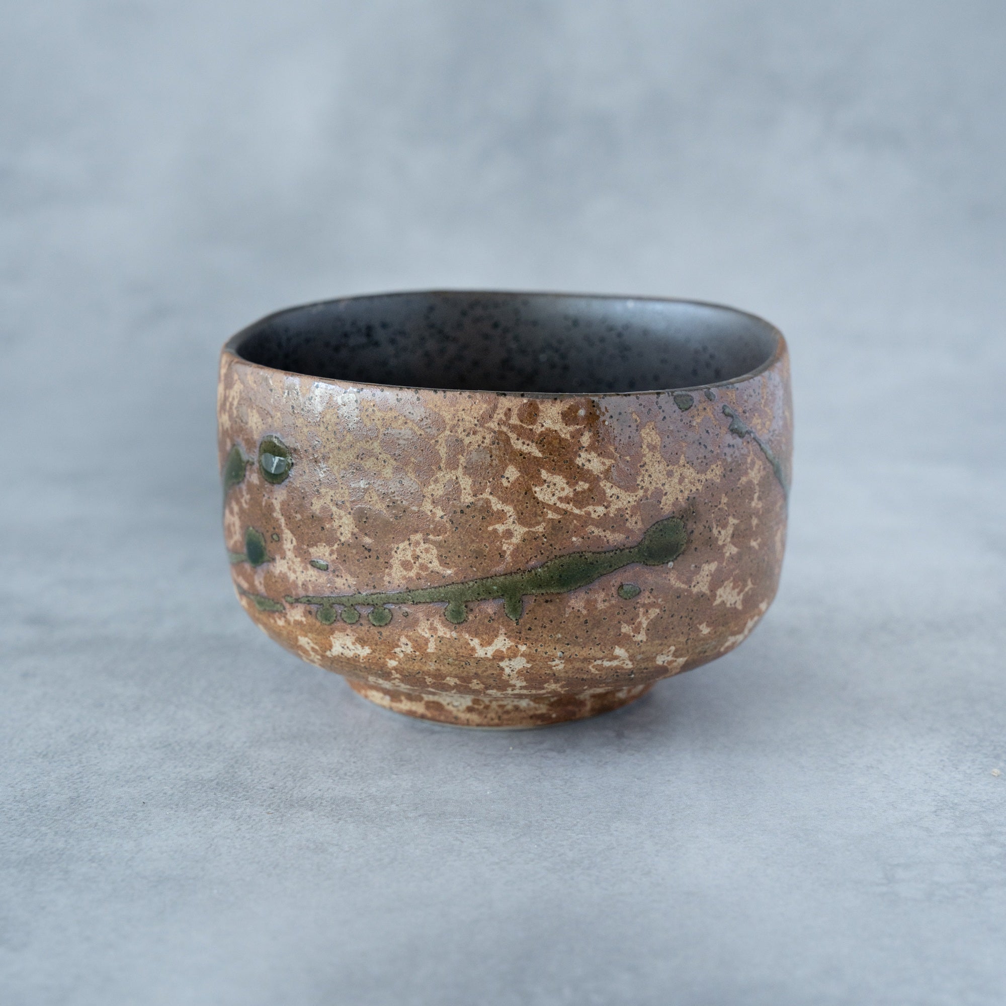 Shino Oribe Matcha Bowl – Tataki Texture