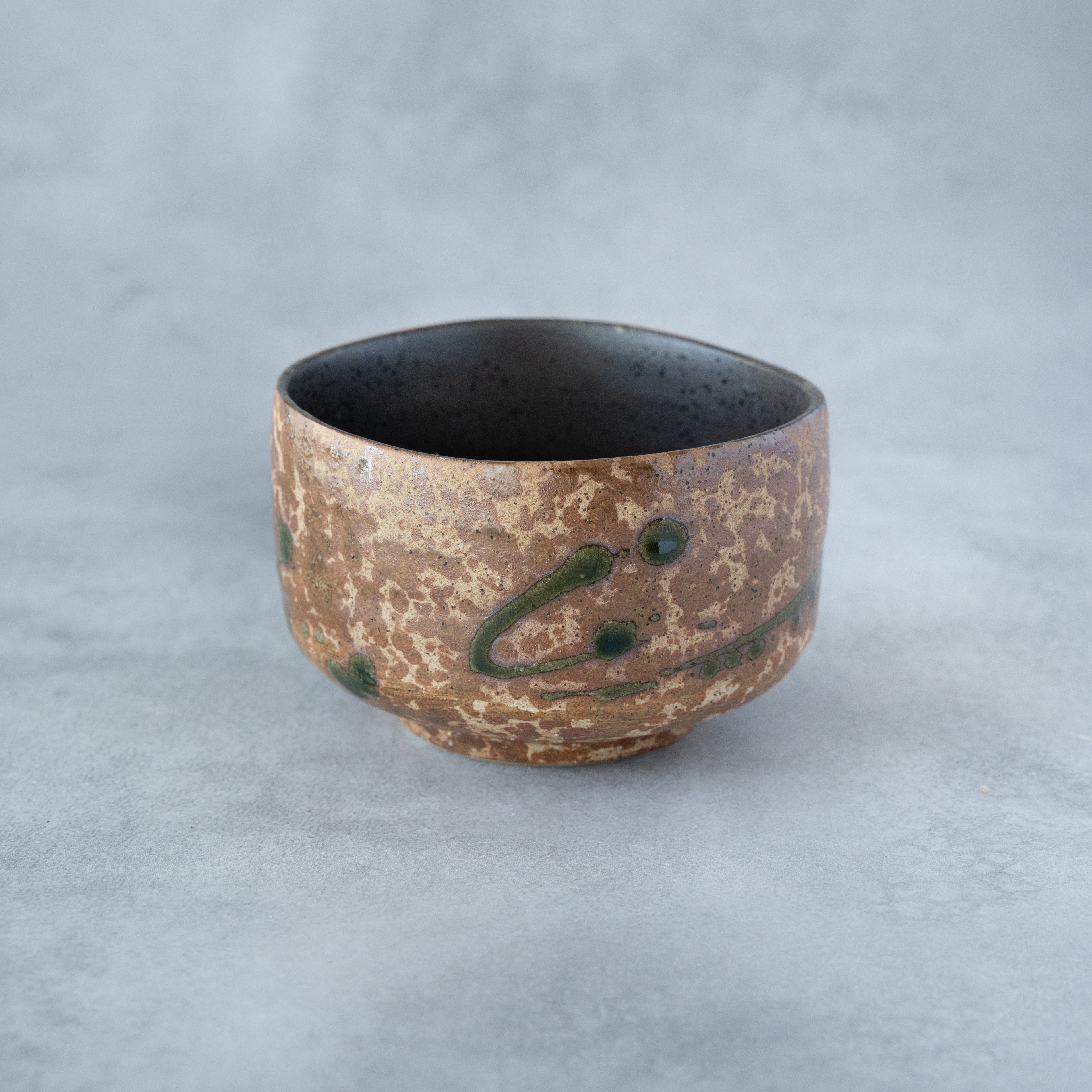 Shino Oribe Matcha Bowl – Tataki Texture