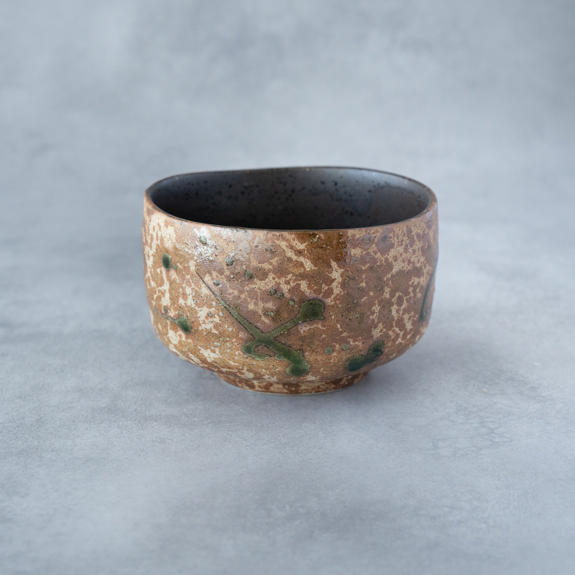 Shino Oribe Matcha Bowl – Tataki Texture