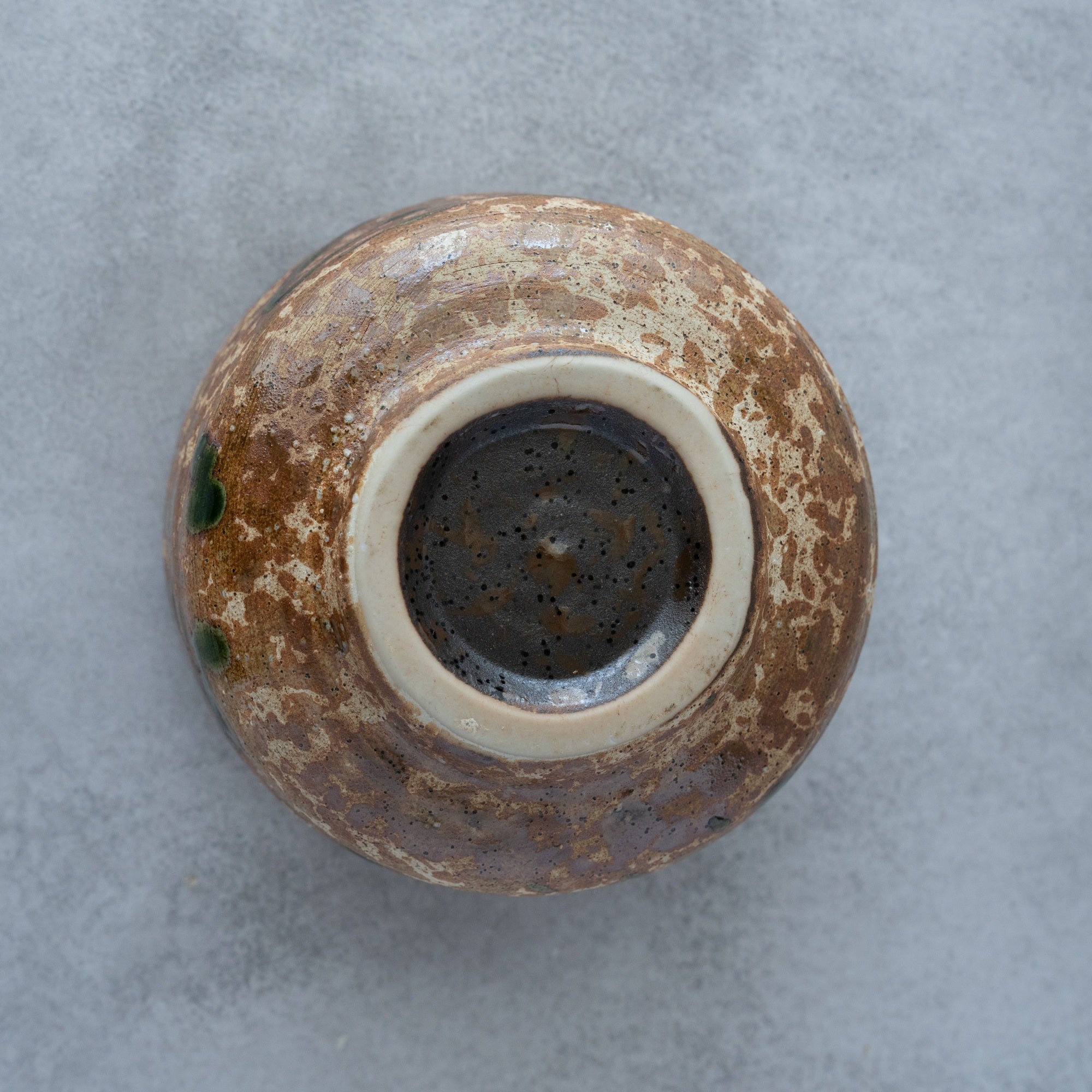 Shino Oribe Matcha Bowl – Tataki Texture