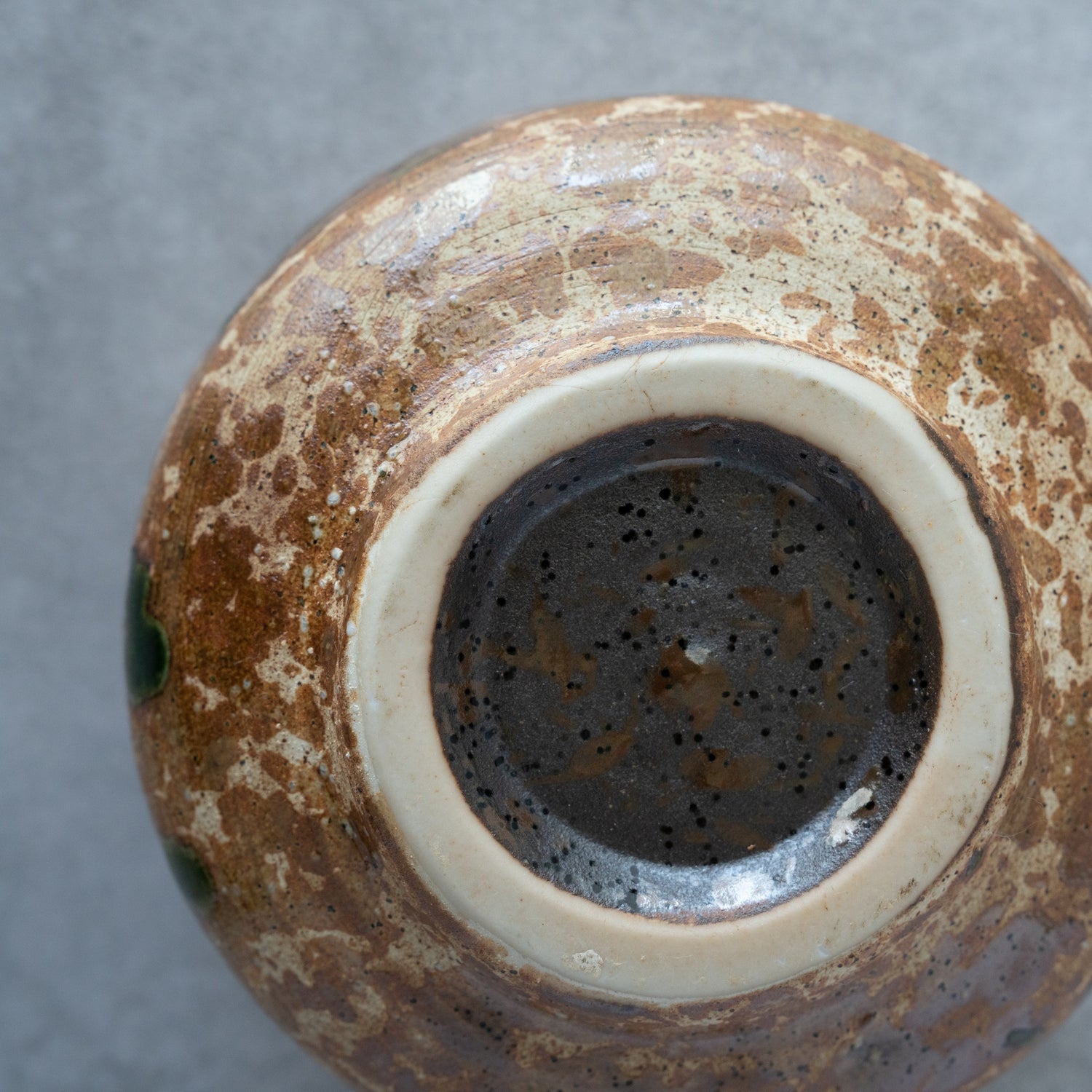 Shino Oribe Matcha Bowl – Tataki Texture