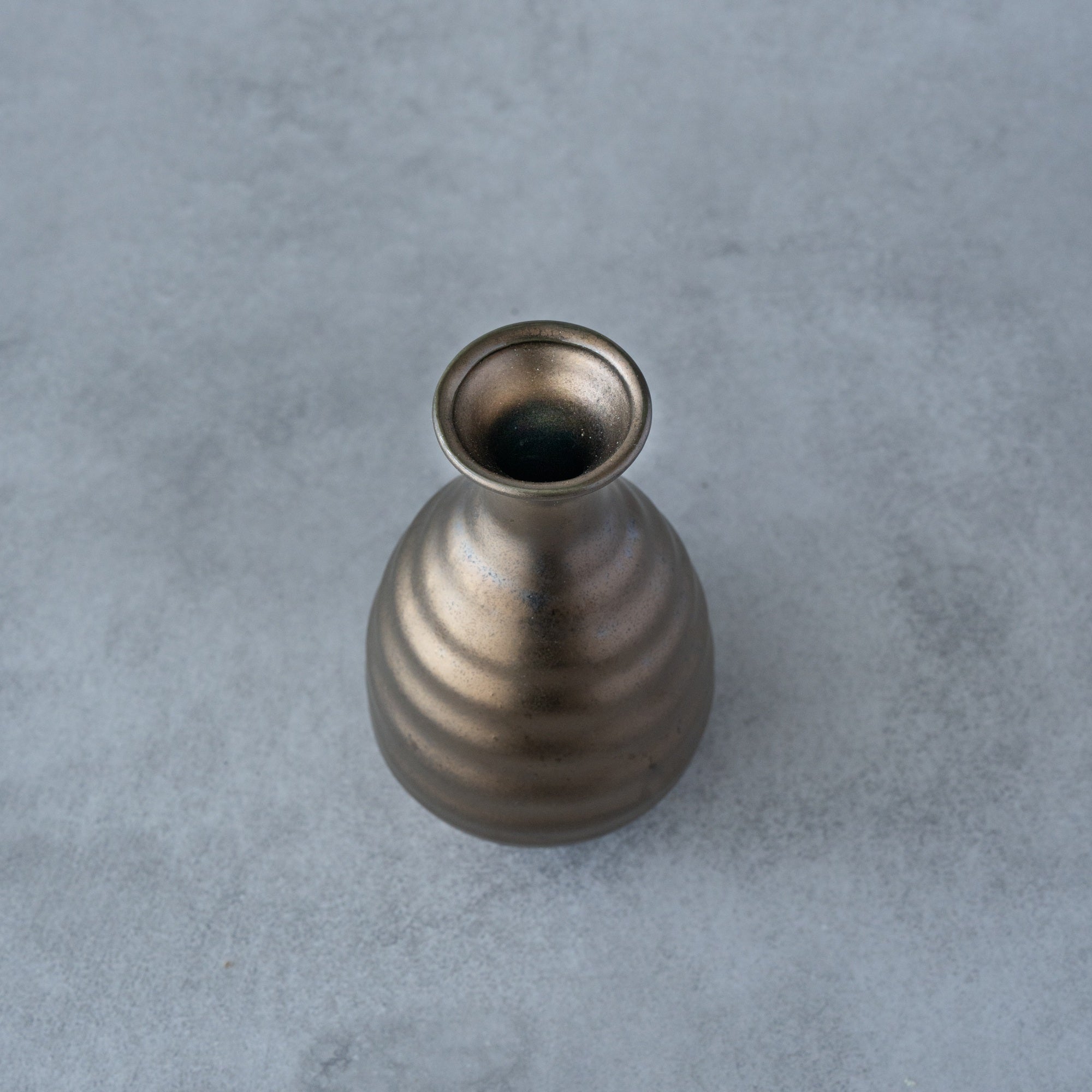 Ibushi Gold Sake Set – Tokkuri & Guinomi Handcrafted in Gifu, Japan | MIWA Tableware