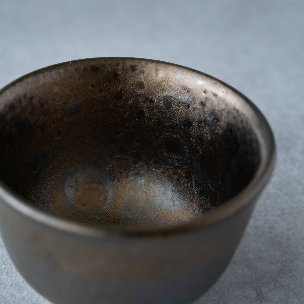 Ibushi Gold Sake Set – Tokkuri & Guinomi Handcrafted in Gifu, Japan | MIWA Tableware