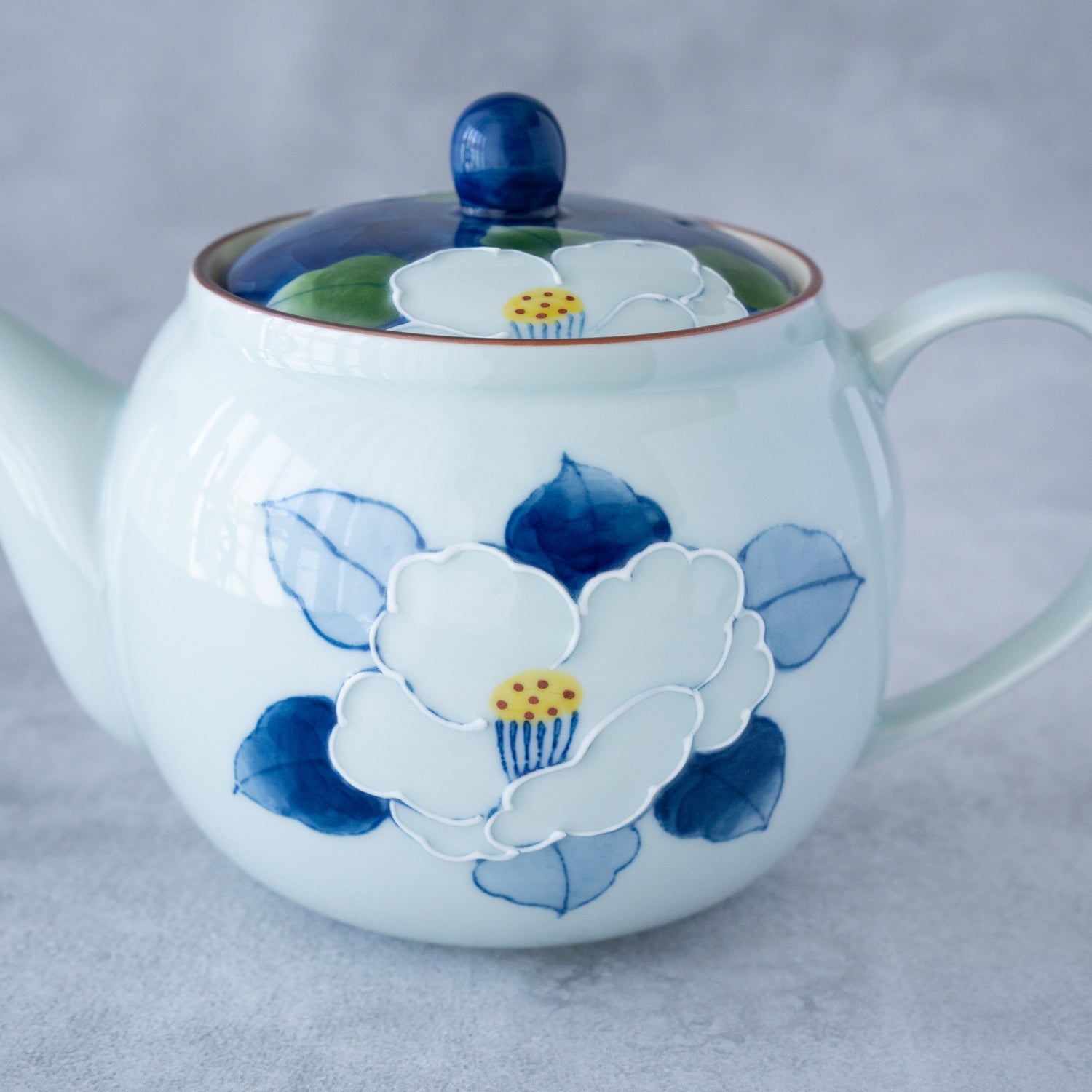 Ichin Sazanka Teapot (Hasami Ware) – Handcrafted Japanese Porcelain | MIWA Tableware