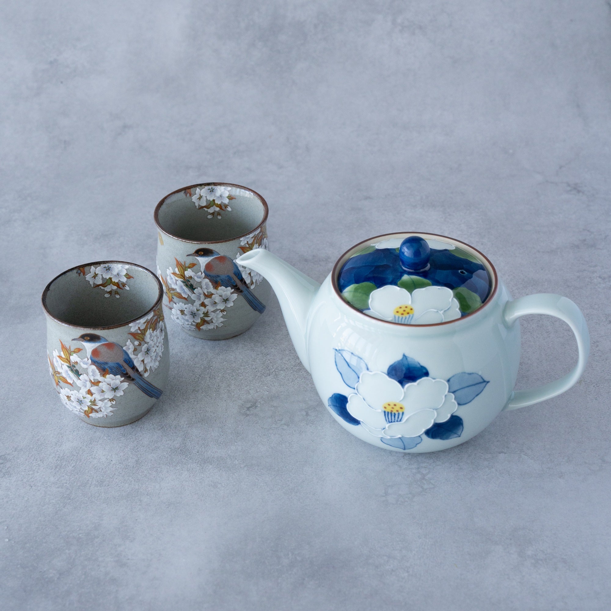 Ichin Sazanka Teapot (Hasami Ware) – Handcrafted Japanese Porcelain | MIWA Tableware