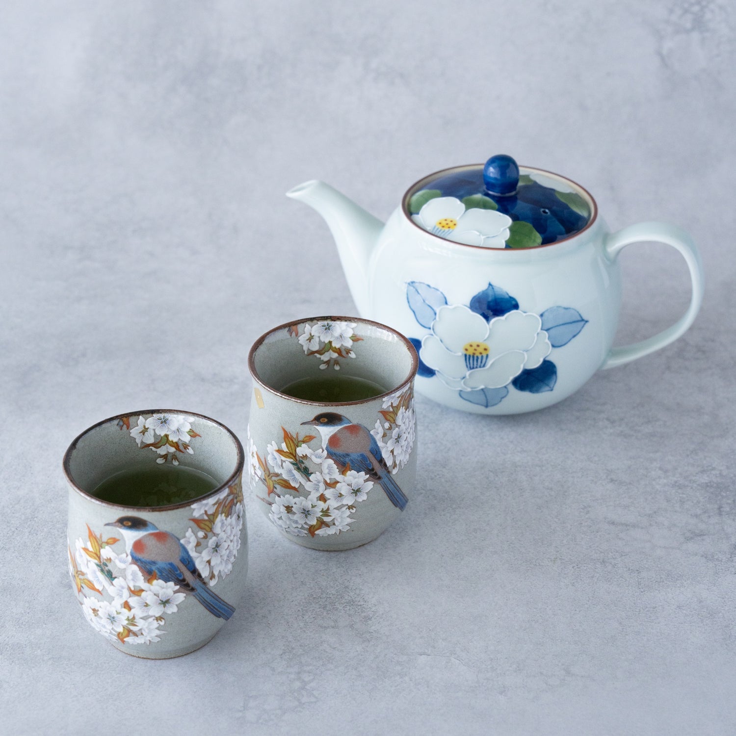 Ichin Sazanka Teapot (Hasami Ware) – Handcrafted Japanese Porcelain | MIWA Tableware