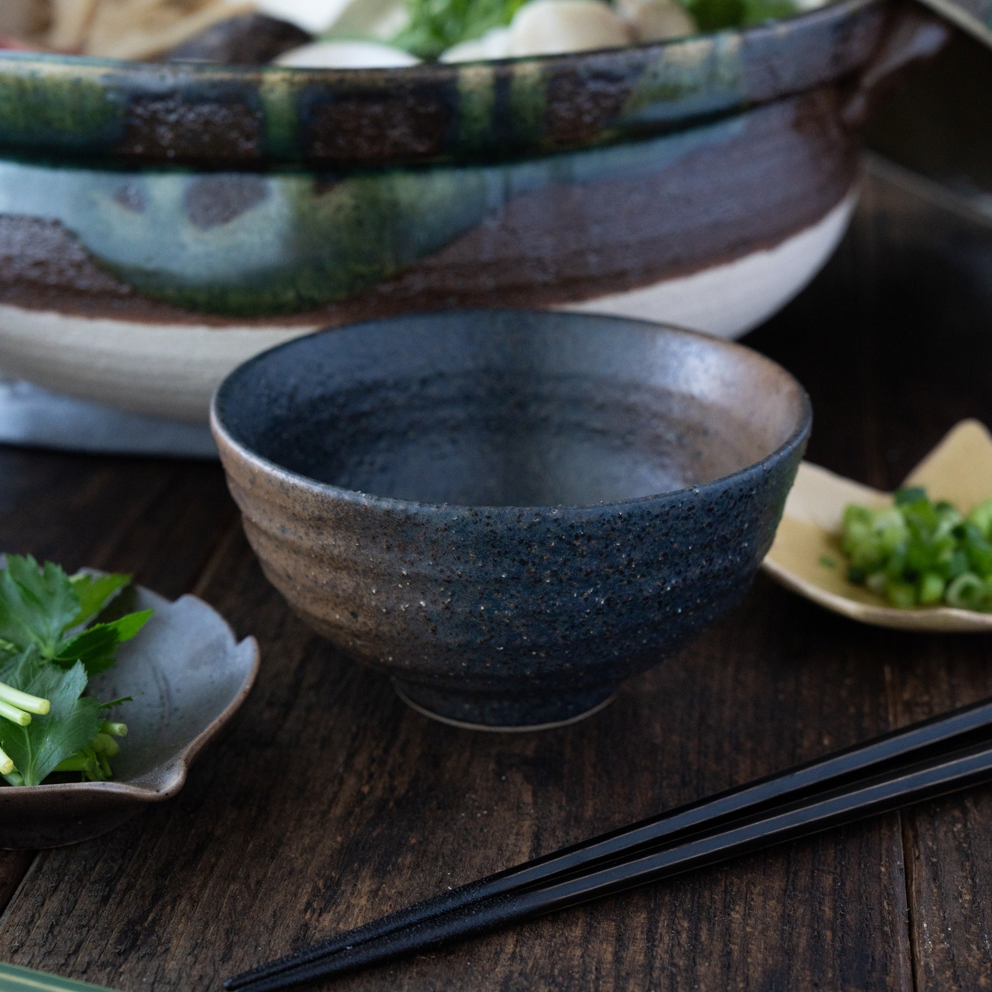 Nanban Donabe – Green-Glazed Clay Pot