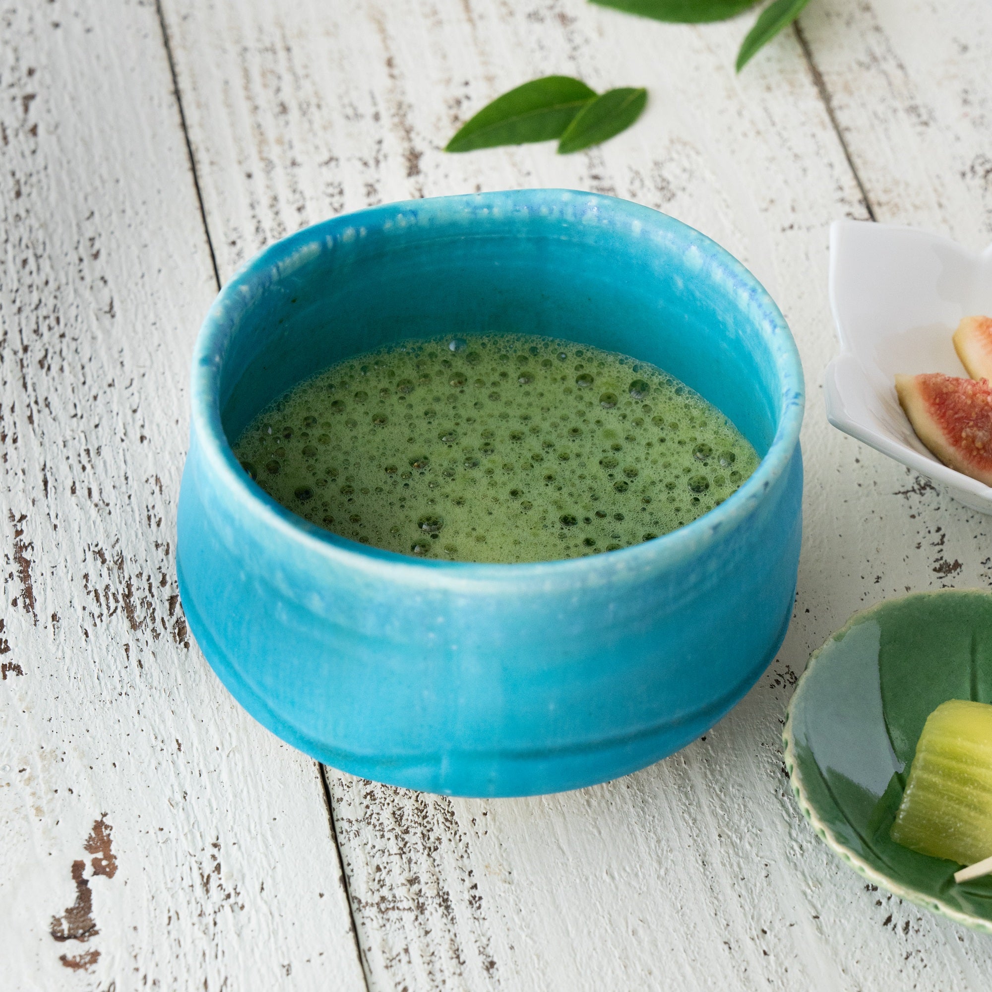 Light Blue Matcha Bowl – Handcrafted Mino Ware Gift Box | MIWA Tableware