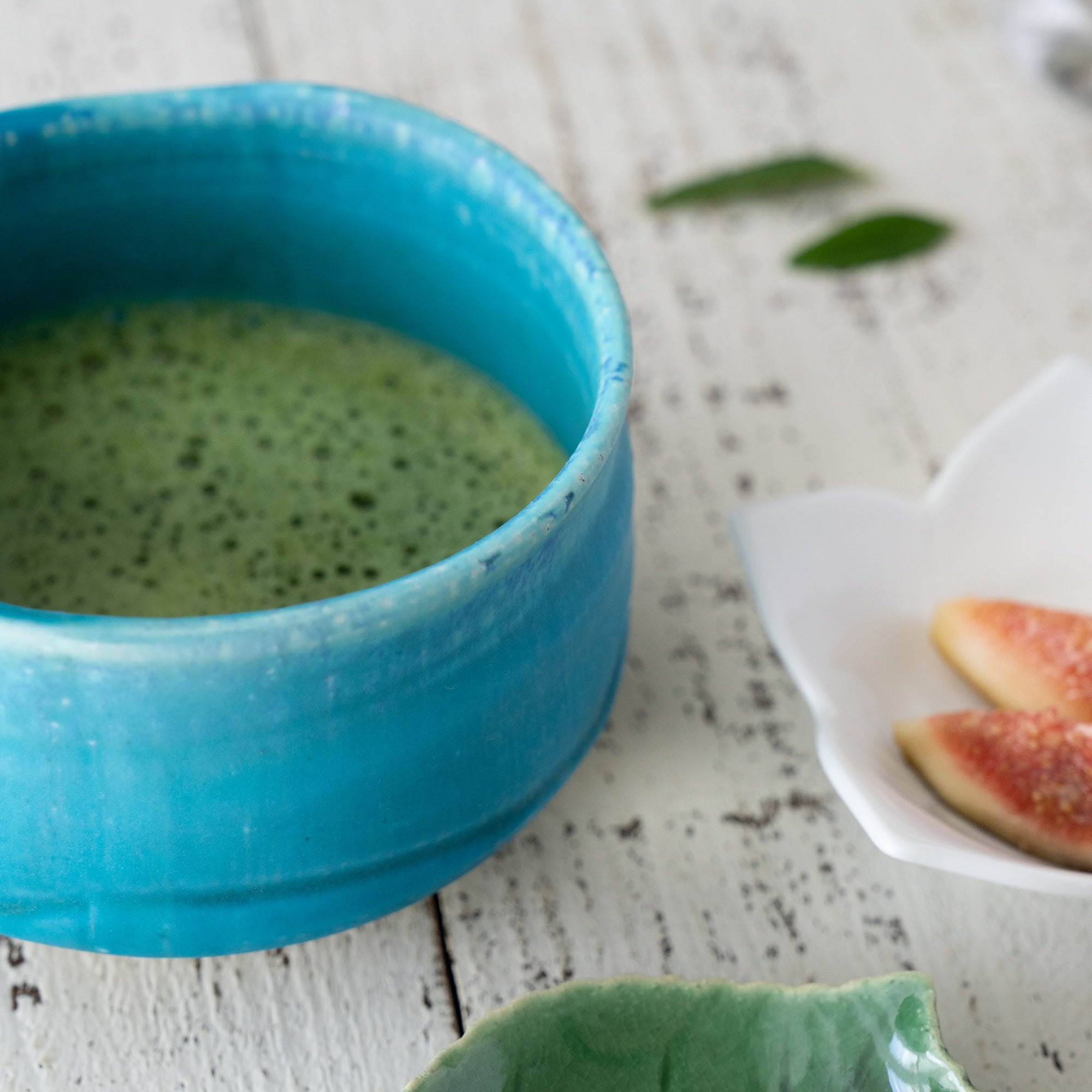 Light Blue Matcha Bowl – Handcrafted Mino Ware Gift Box | MIWA Tableware