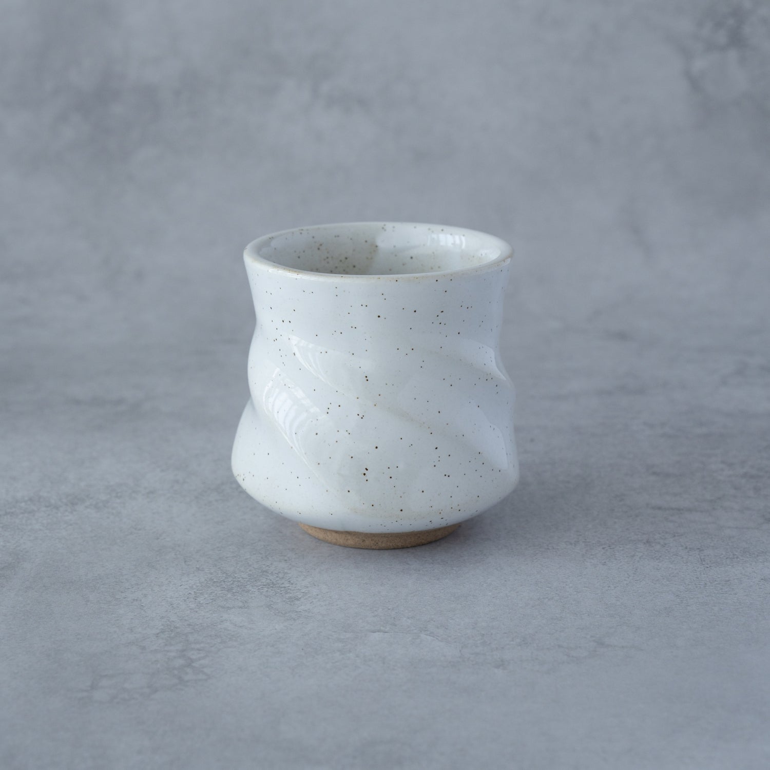Kumo Yunomi Pair – Black & White Mino Ware | MIWA Tableware