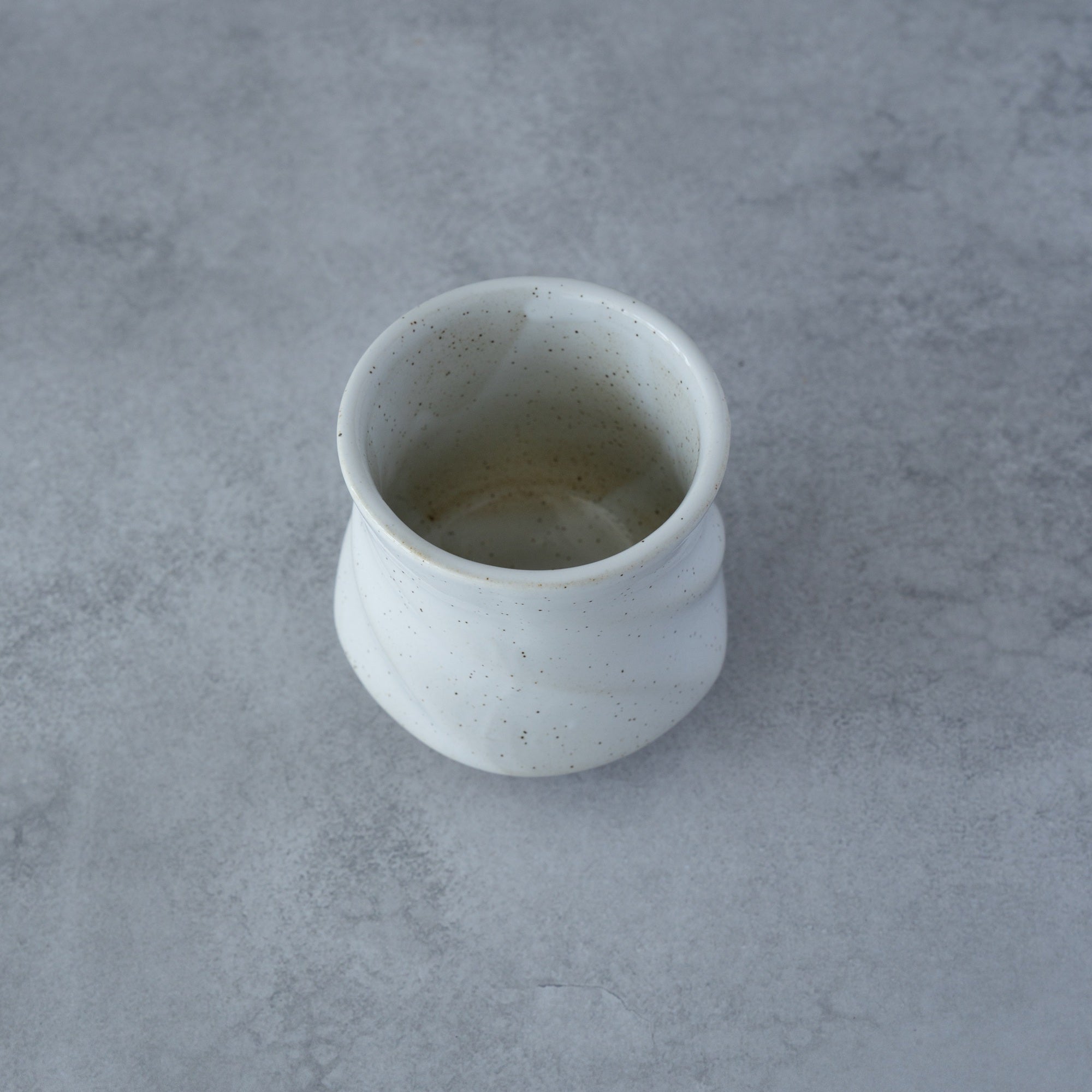 Kumo Yunomi Pair – Black & White Mino Ware | MIWA Tableware