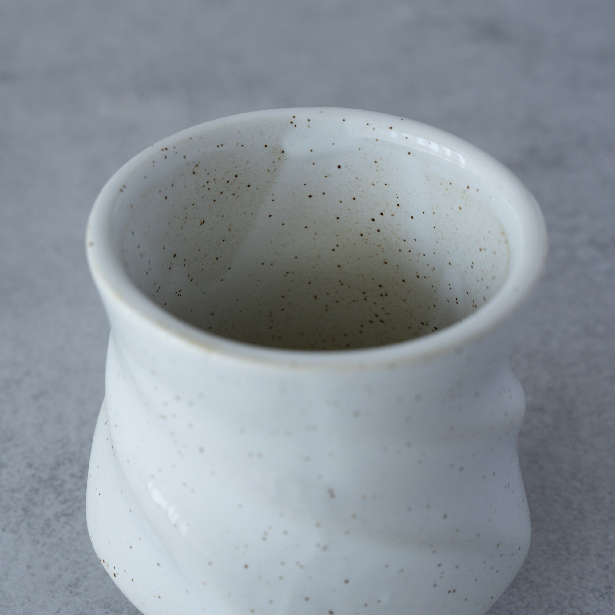 Kumo Yunomi Pair – Black & White Mino Ware | MIWA Tableware