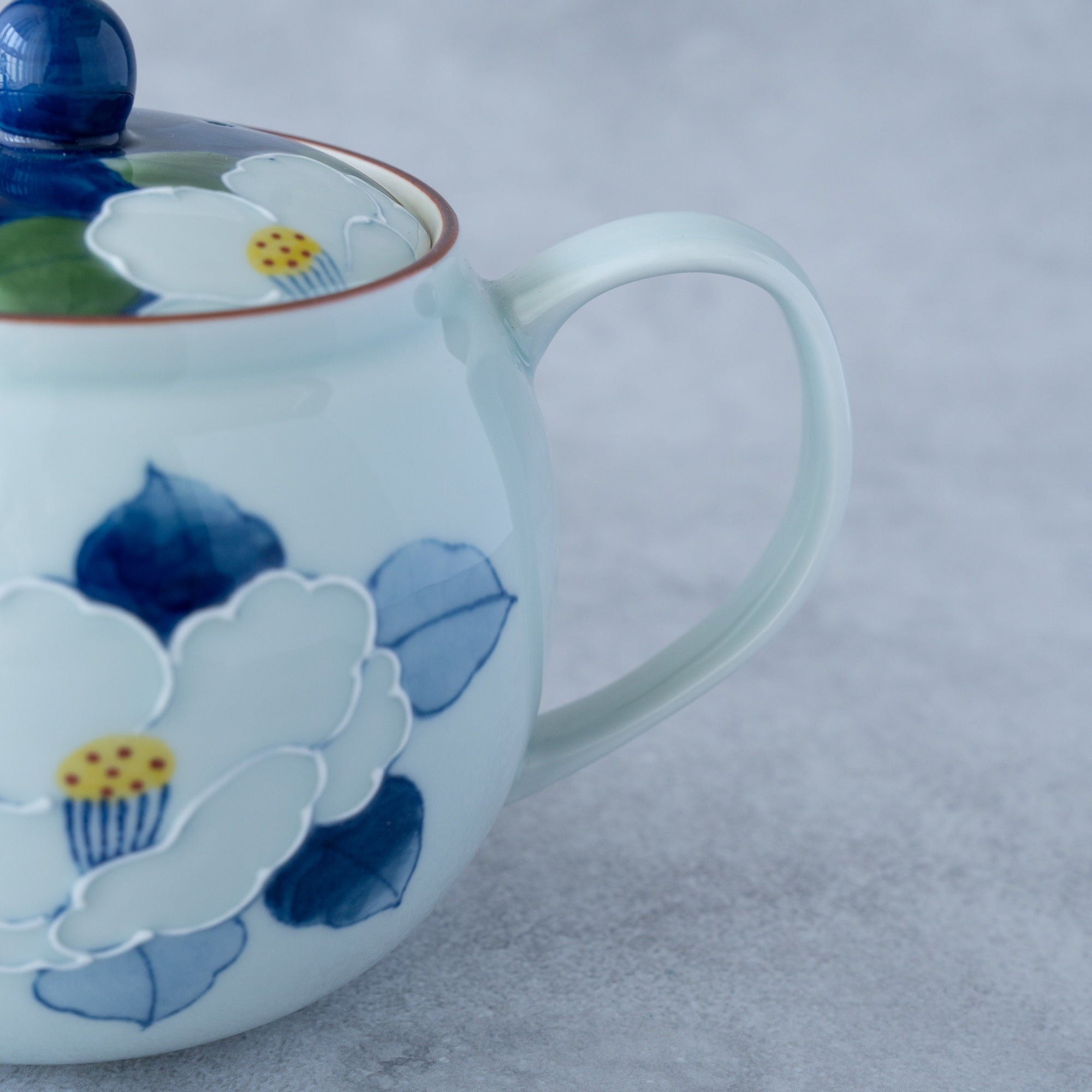 Ichin Sazanka Teapot (Hasami Ware) – Handcrafted Japanese Porcelain | MIWA Tableware