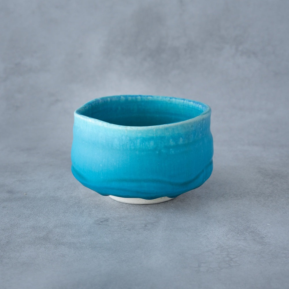 Light Blue Matcha Bowl – Handcrafted Mino Ware Gift Box | MIWA Tableware