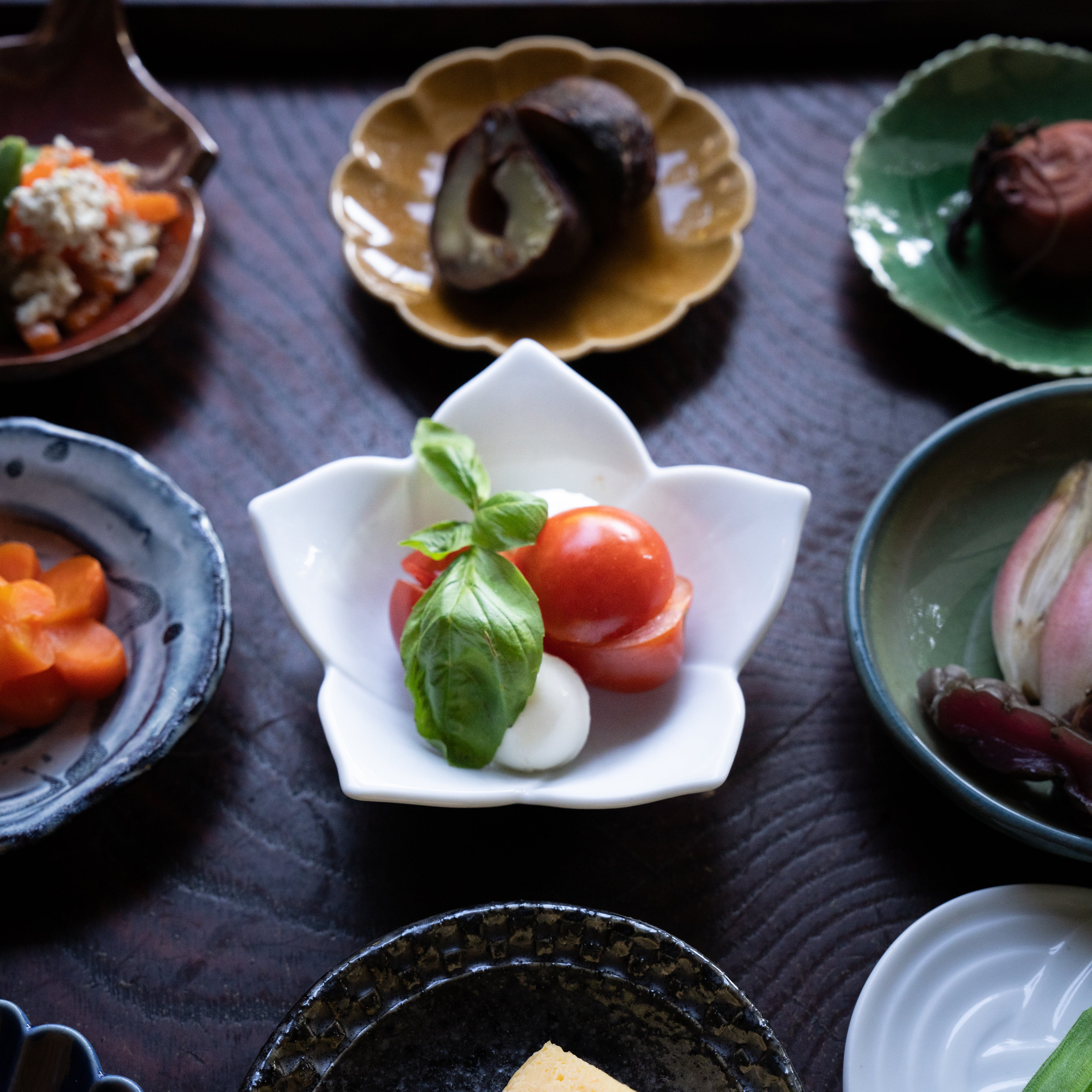 Seven Treasures Small Plate "Mamezara" Set