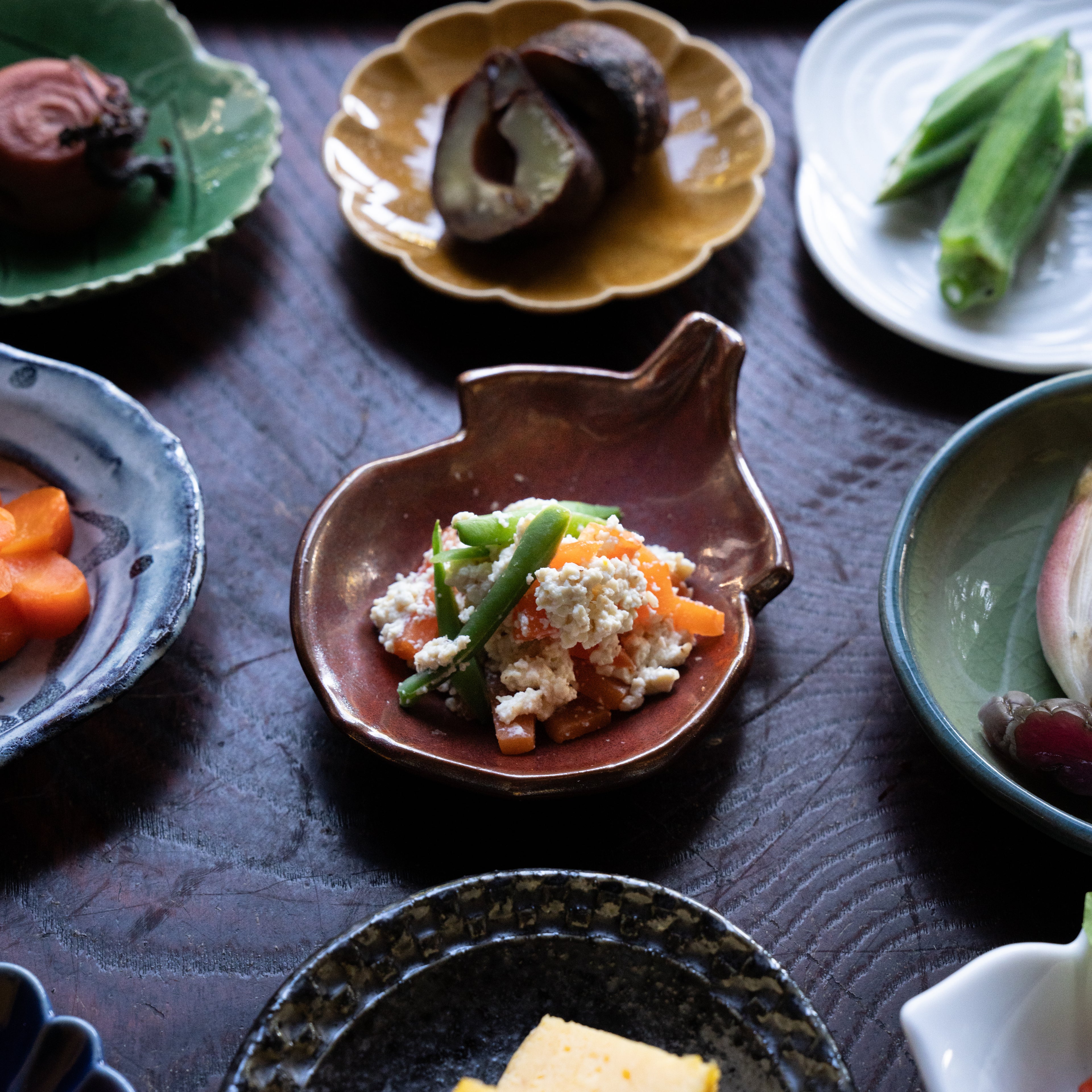 Seven Treasures Small Plate "Mamezara" Set