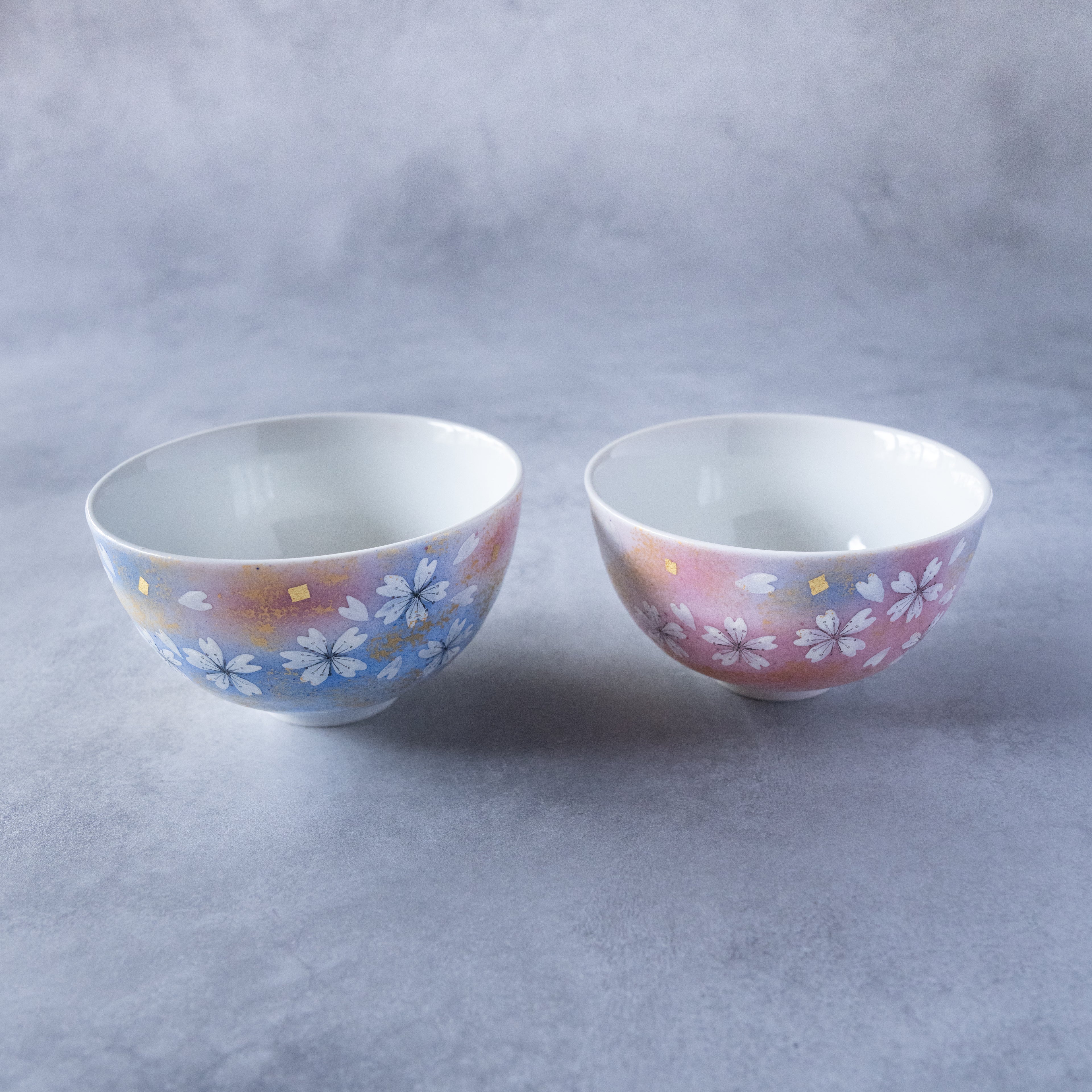 Hana no Mai Rice Bowl Pair