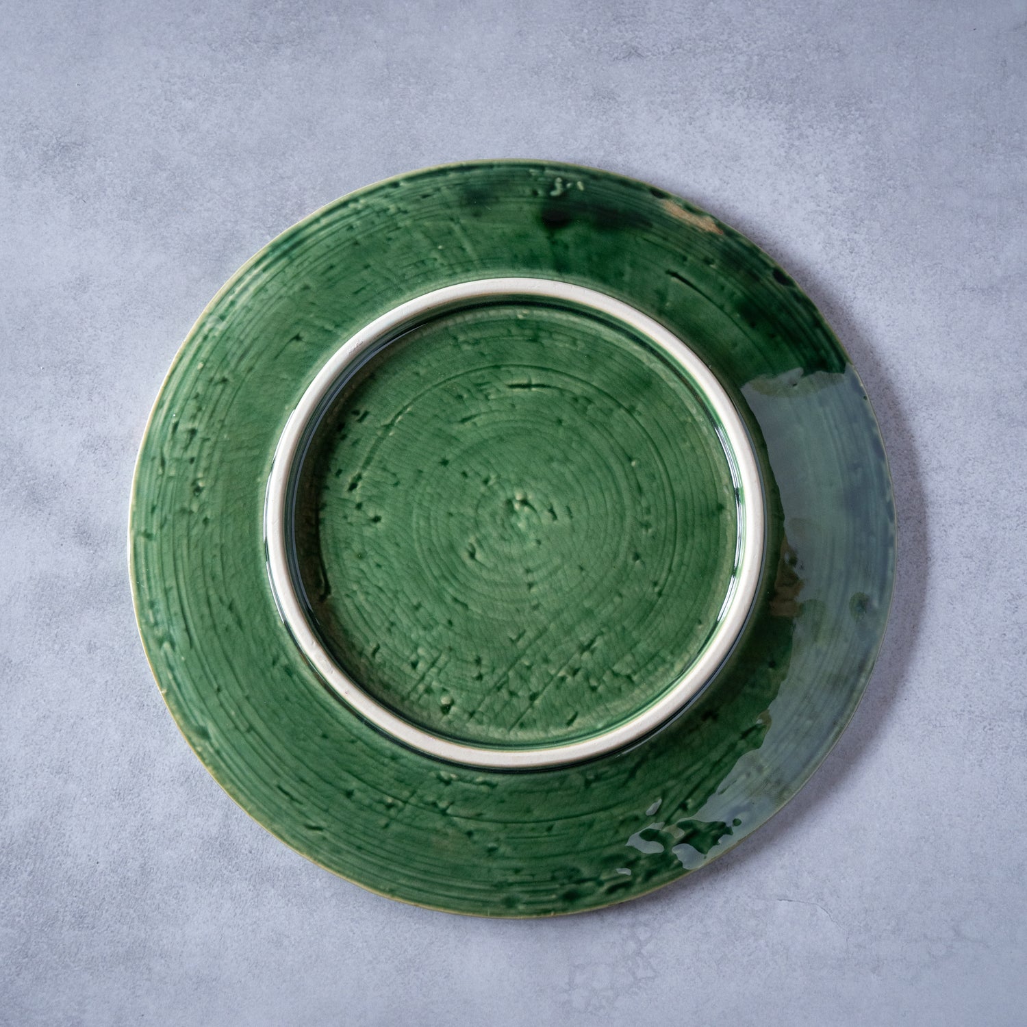 Green Earth Lattice Large Plate