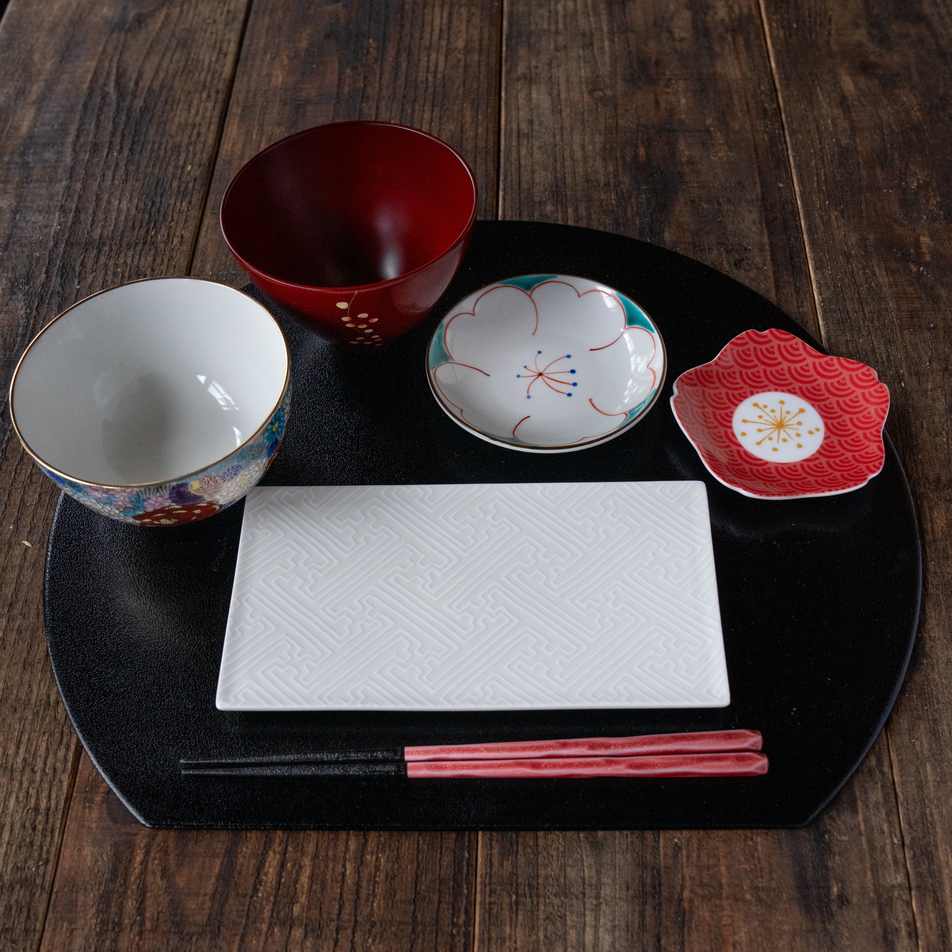 Rinzu Mon Rectangular Plate