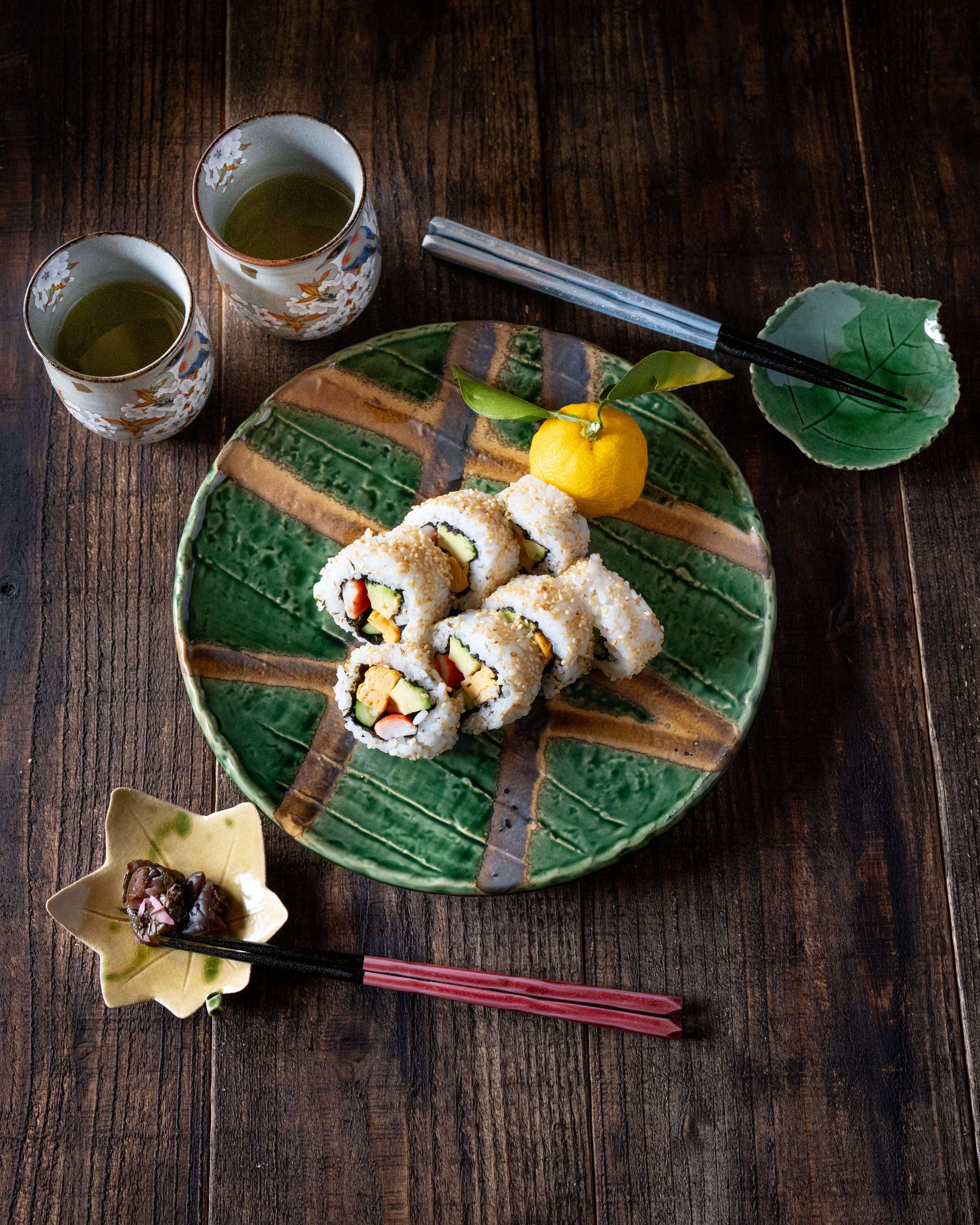 Oribe Leaf Plate