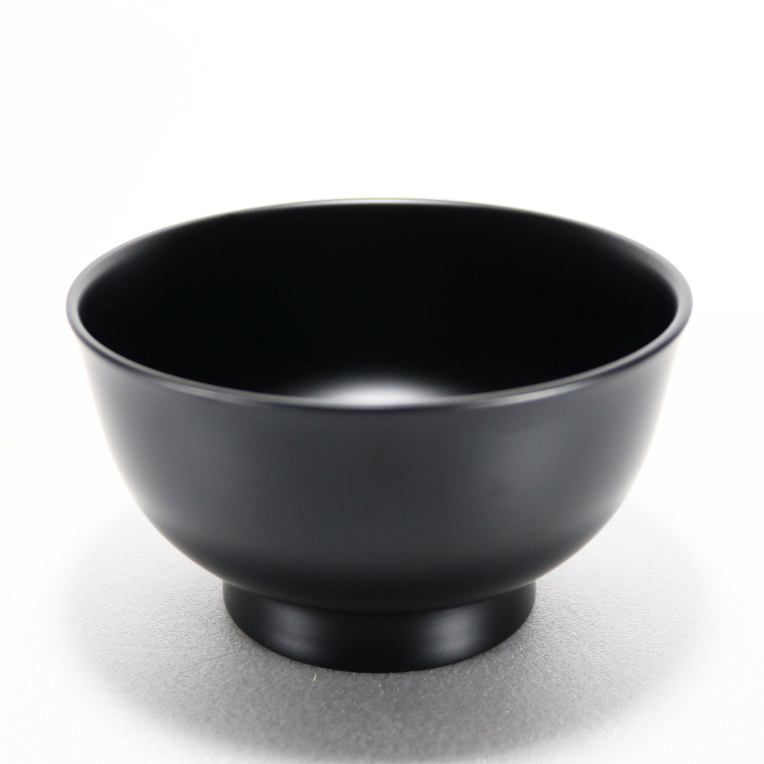 Urushi Soup Bowl (Medium / Black)