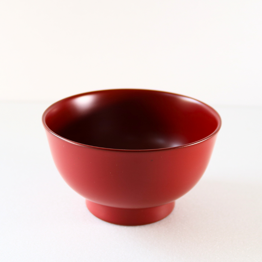 Urushi Soup Bowl (Large / Red (Shu) )