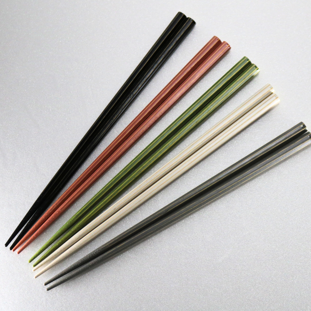 Urushi Set of 5 Chopsticks - Milky