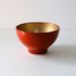 Modern Urushi Bowl (Small) Red/Gold