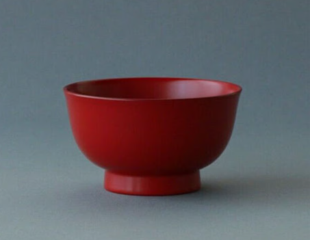 Urushi Soup Bowl (Medium / Red (Shu))