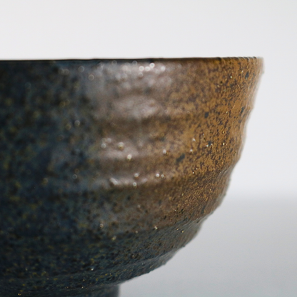 Minoyaki Rice Bowl (Brown/Black)