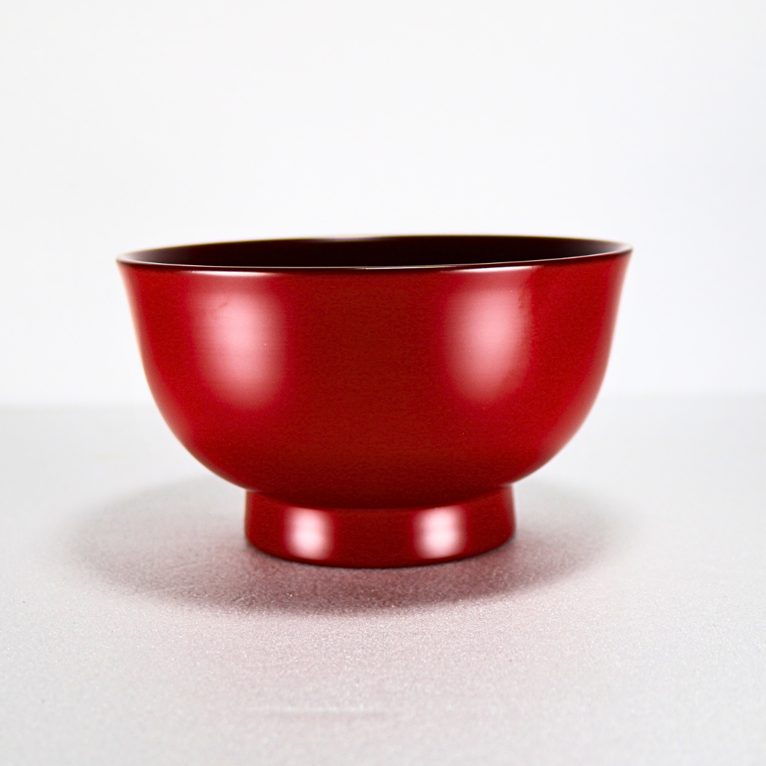 Urushi Soup Bowl (Medium / Red (Shu))