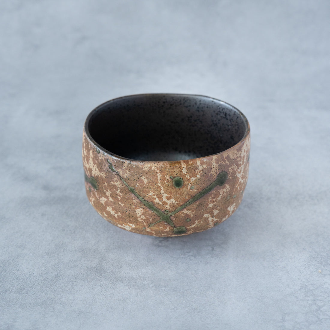Shino Oribe Matcha Bowl – Tataki Texture