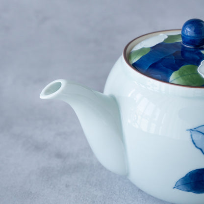Ichin Sazanka Teapot (Hasami Ware) – Handcrafted Japanese Porcelain | MIWA Tableware