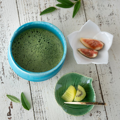 Light Blue Matcha Bowl – Handcrafted Mino Ware Gift Box | MIWA Tableware