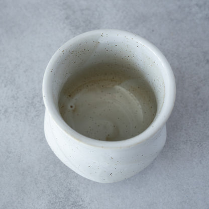 Kumo Yunomi Pair – Black &amp; White Mino Ware | MIWA Tableware