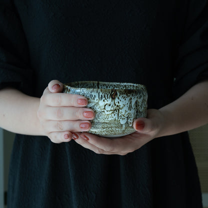White Tenmoku Matcha Bowl – Handcrafted Mino Ware Gift Box | MIWA Tableware