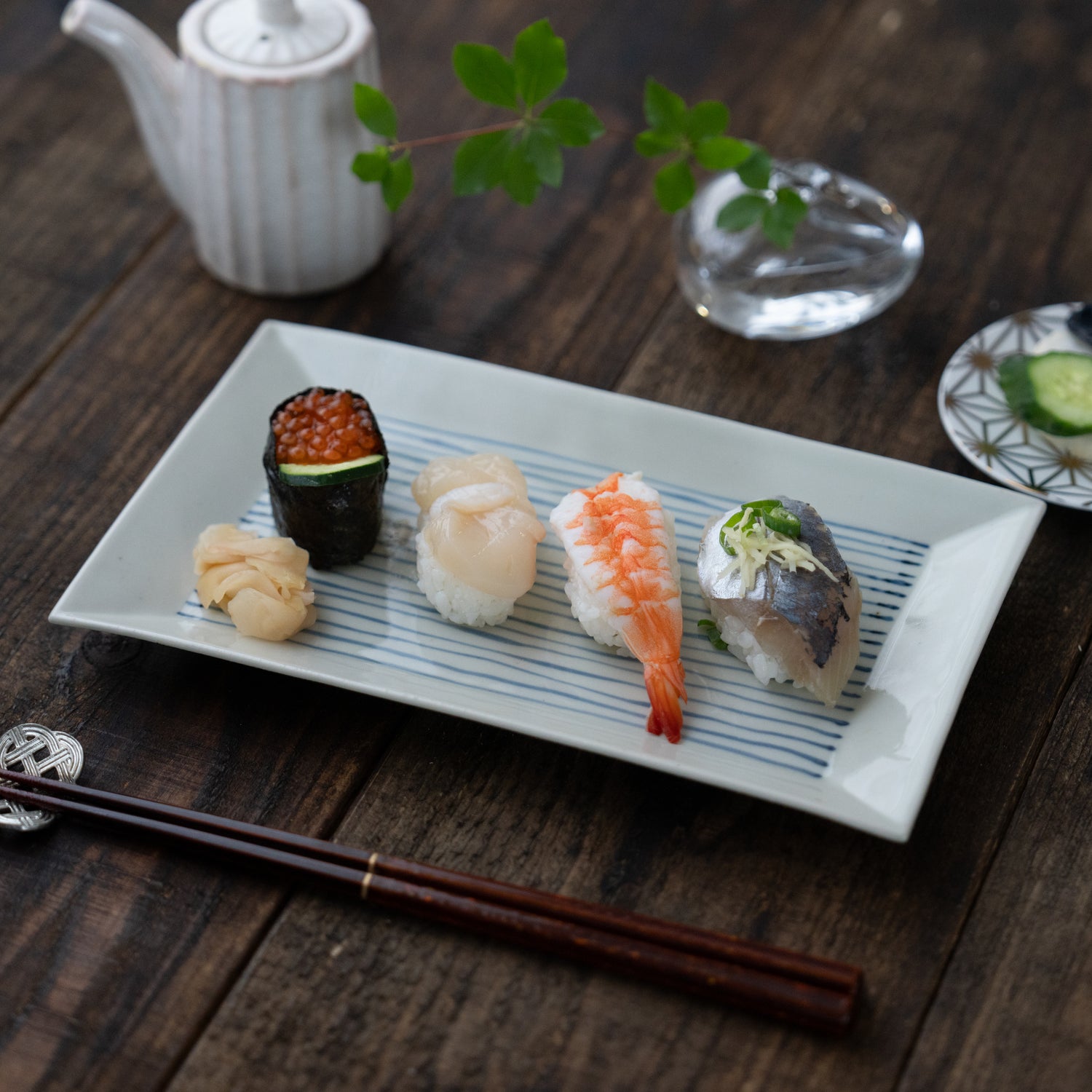 Imari Renji Rectangular Plate