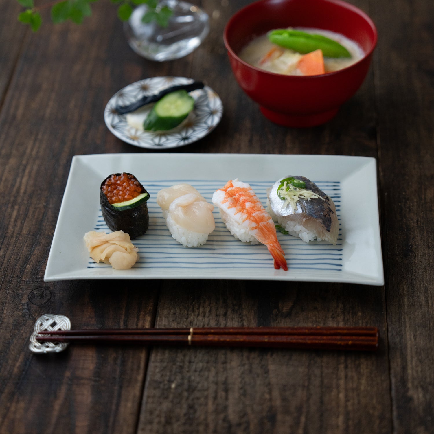 Urushi Soup Bowl (Large / Red (Shu) )