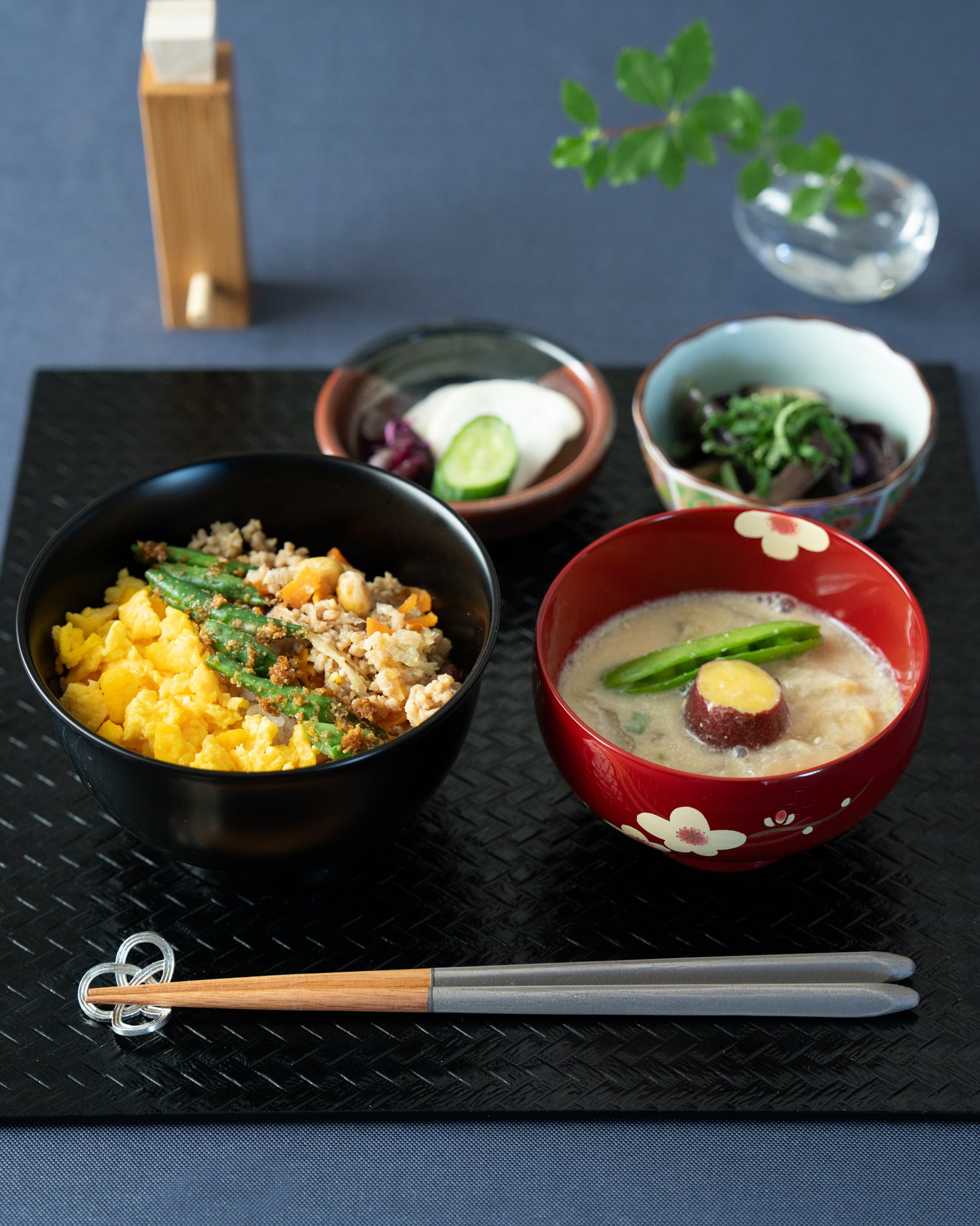 Urushi Soup Bowl (Large / Black)