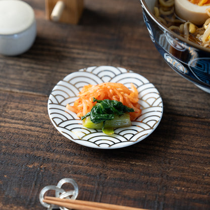 Small Plate Set (White) - Japanese Minoyaki Ceramic with Gift Box