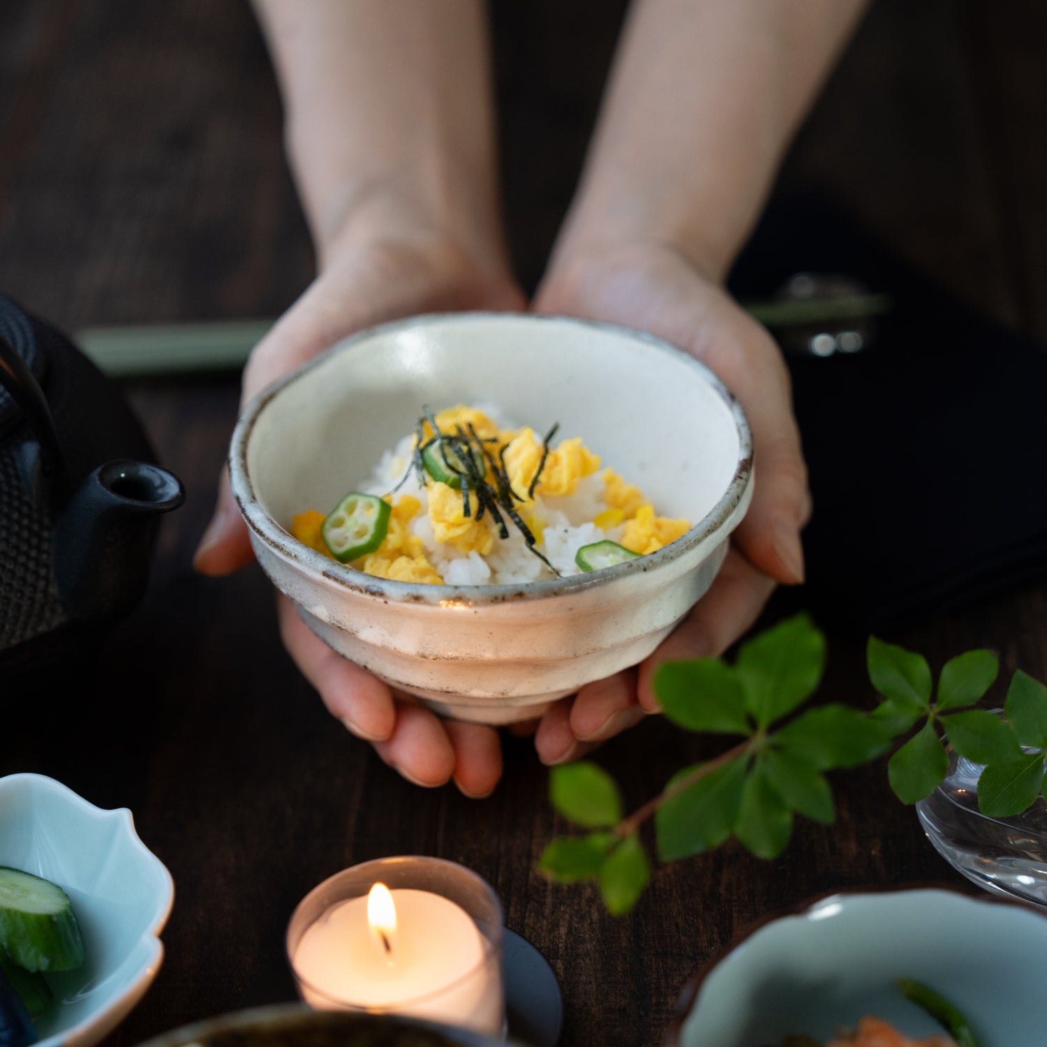 Minoyaki Uniquely Textured Rice Bowl