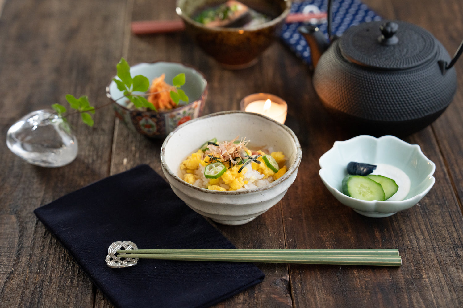 Minoyaki Uniquely Textured Rice Bowl