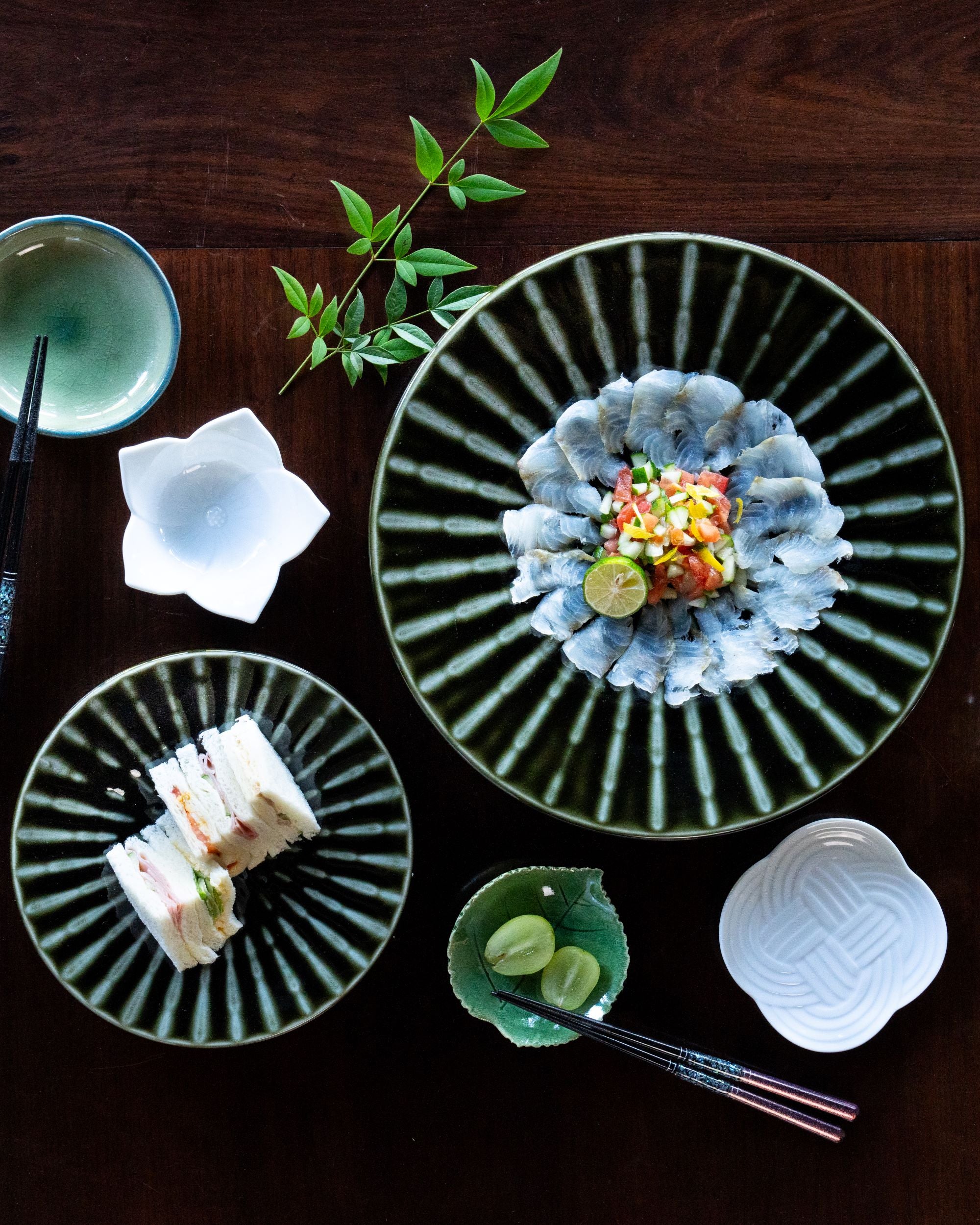 Cloud-Shaped White Porcelain Dish