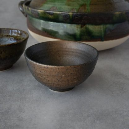 Nanban Donabe – Green-Glazed Clay Pot
