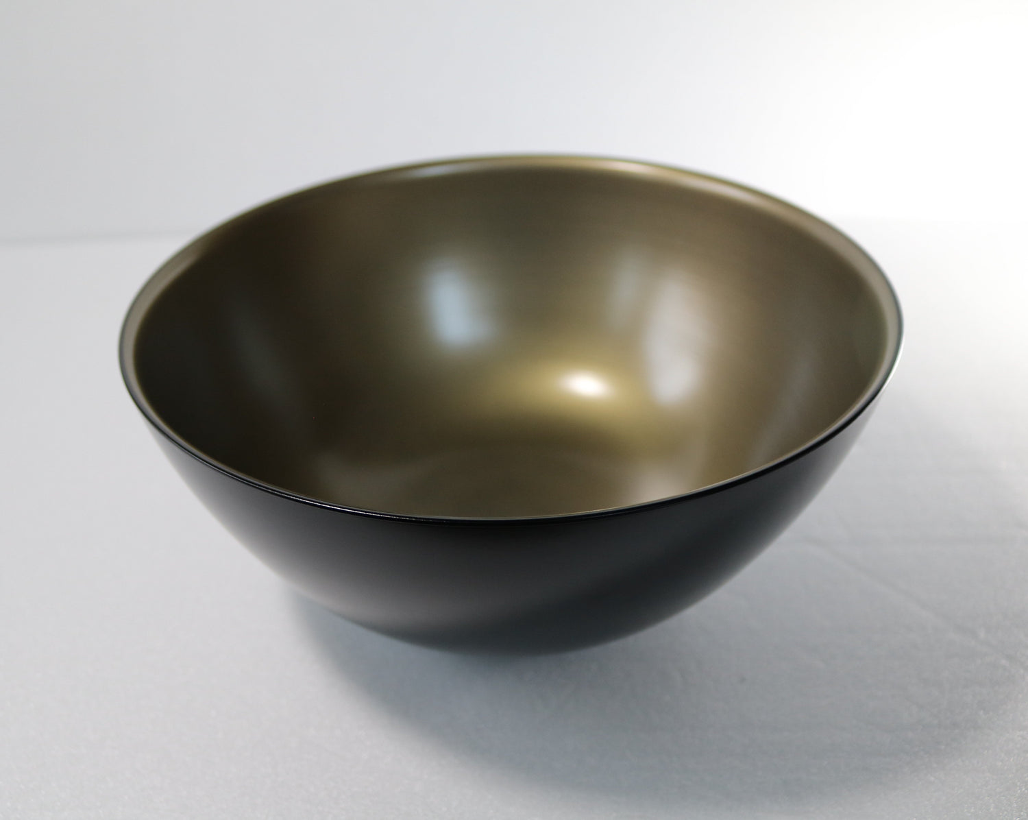 Modern Urushi Salad Bowl Black/Gold