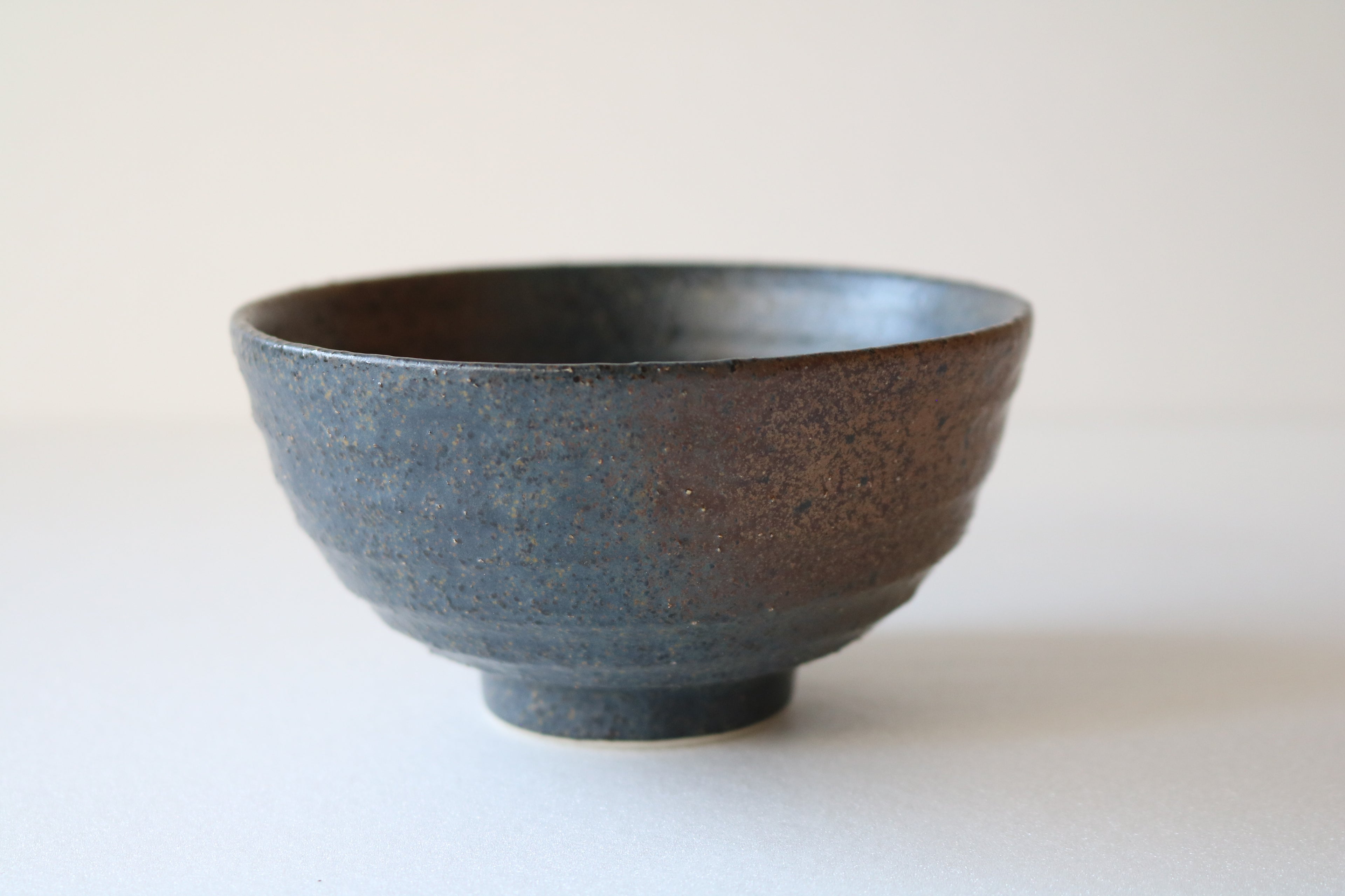 Minoyaki Rice Bowl (Brown/Black)