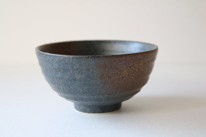 Minoyaki Rice Bowl (Brown/Black)